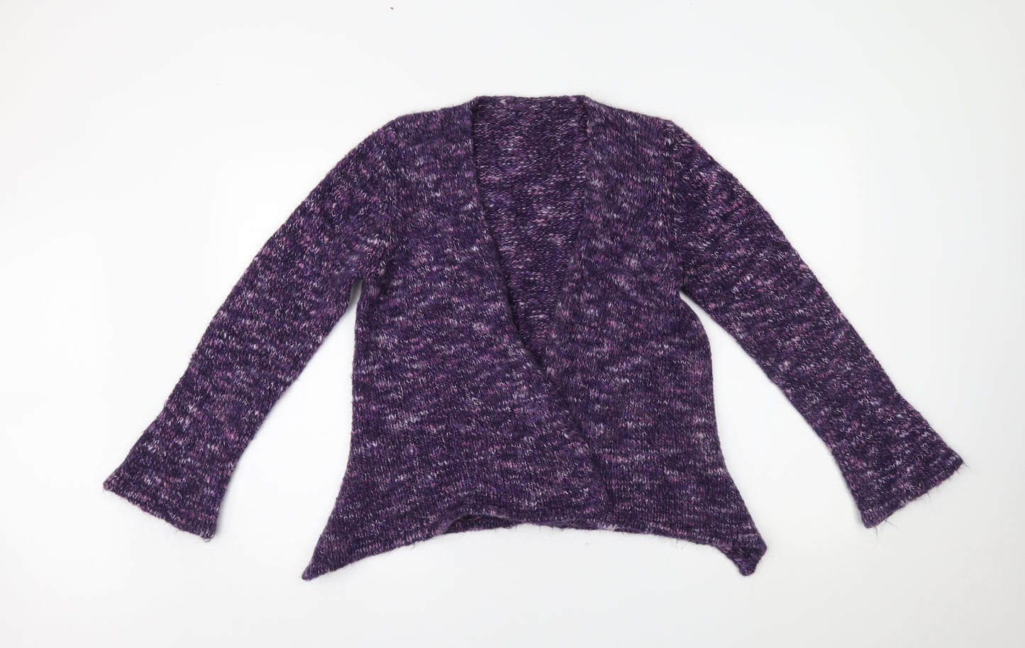 Preworn Womens Purple   Cardigan Jumper Size M
