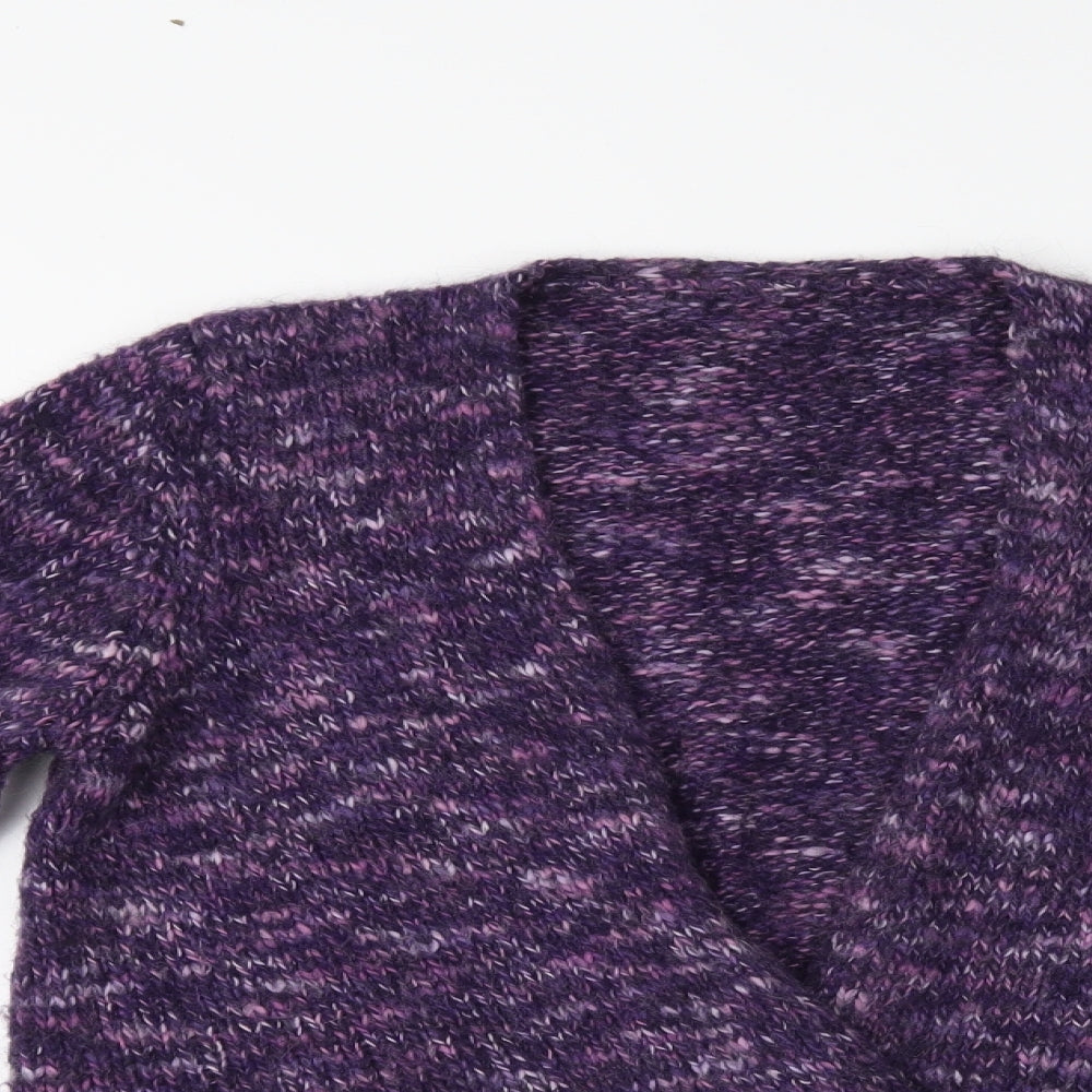 Preworn Womens Purple   Cardigan Jumper Size M