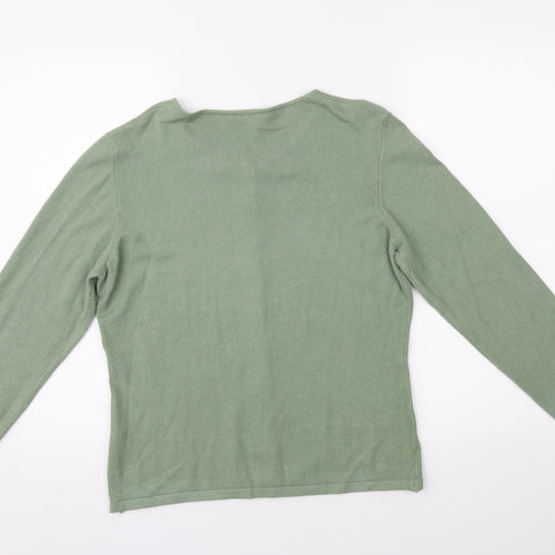Marks and Spencer Womens Green   Cardigan Jumper Size 16