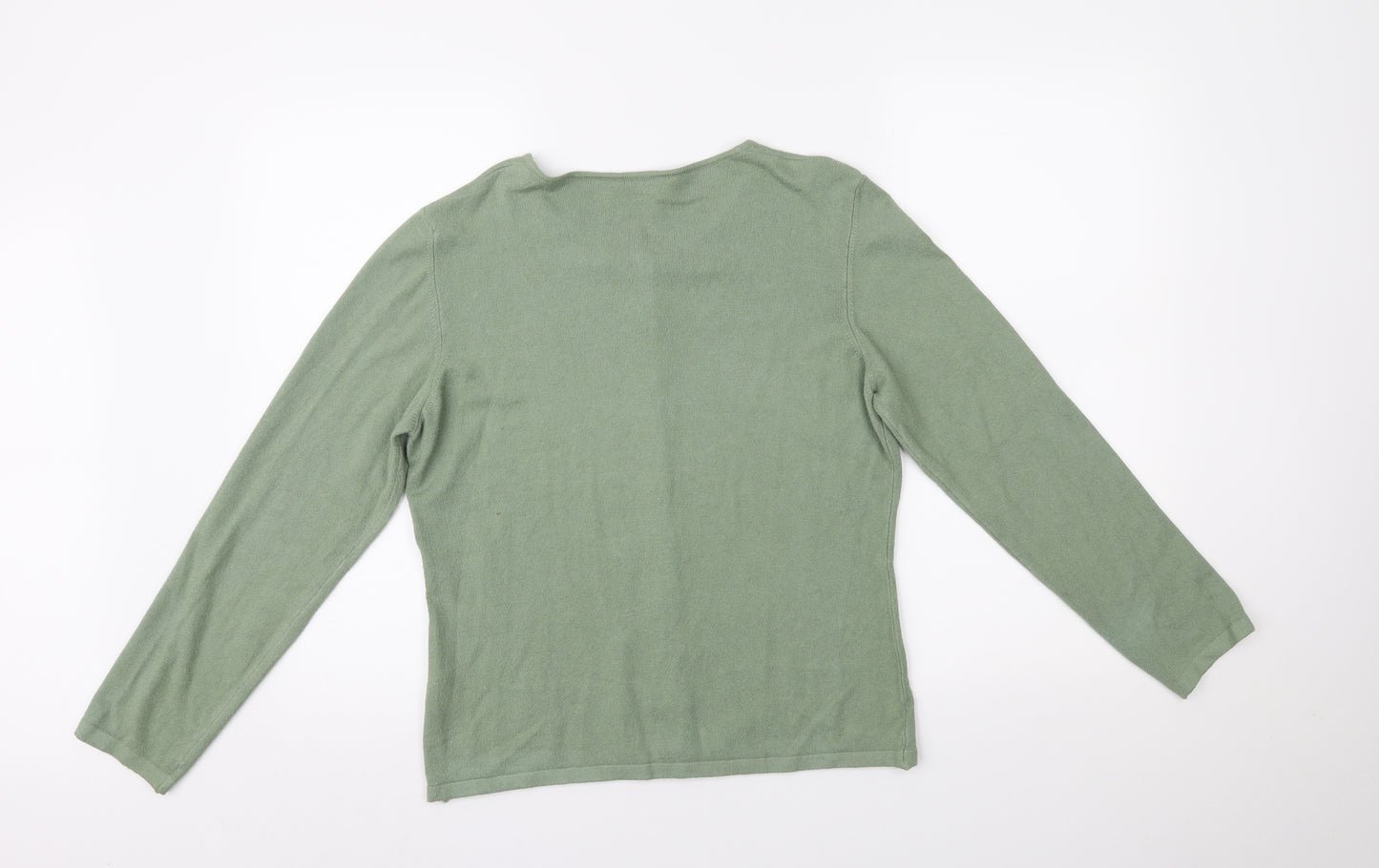 Marks and Spencer Womens Green   Cardigan Jumper Size 16