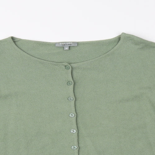 Marks and Spencer Womens Green   Cardigan Jumper Size 16