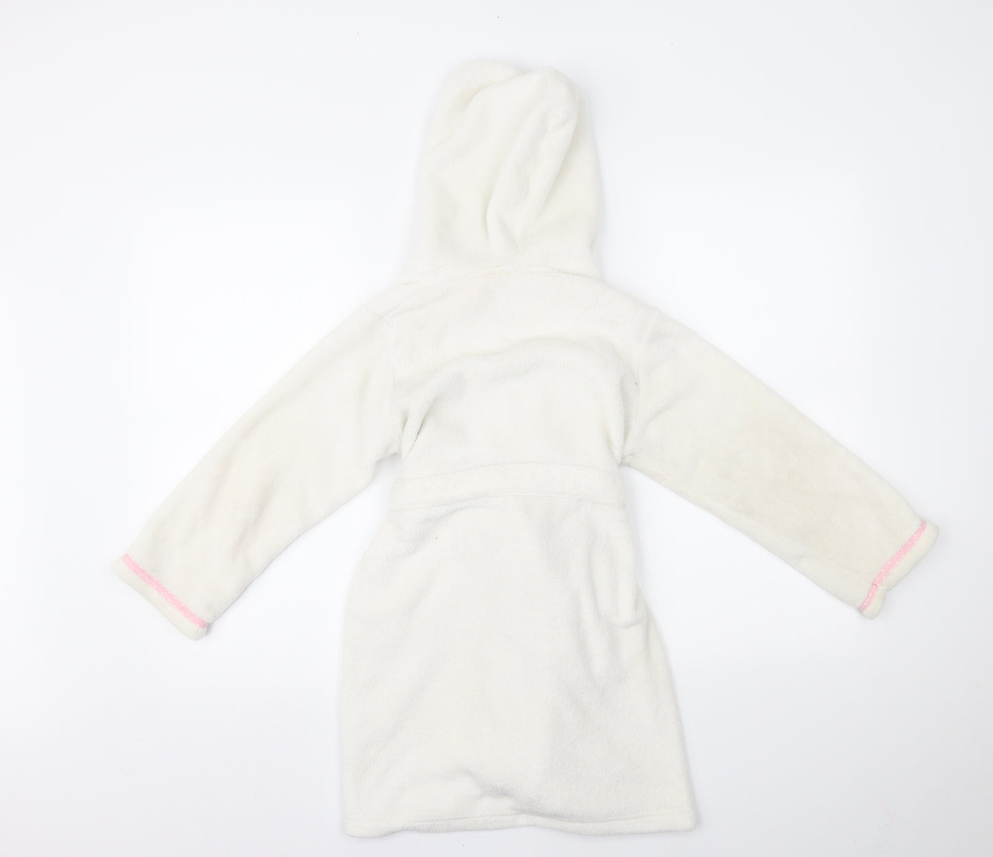 Jasper Conran Girls White    Robe Size 6-7 Years