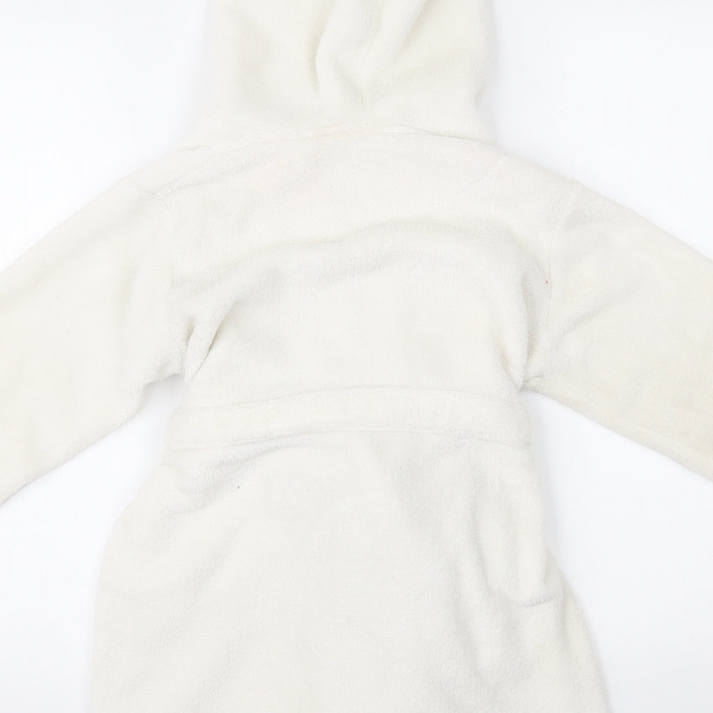 Jasper Conran Girls White    Robe Size 6-7 Years