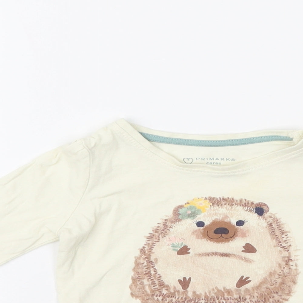 Primark Baby White   Basic T-Shirt Size 12-18 Months