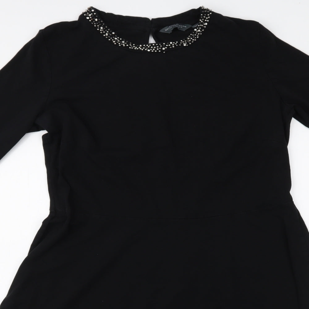 Dorothy Perkins Womens Black   Fit & Flare  Size 16