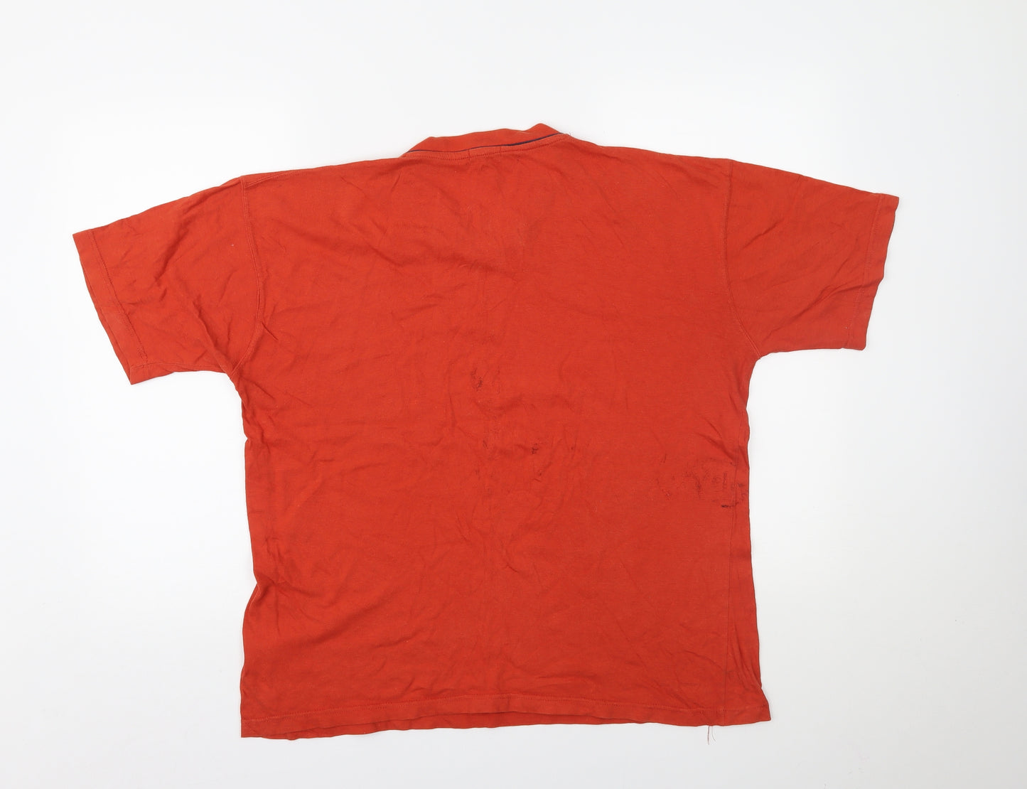 Petroleum Mens Orange    T-Shirt Size M