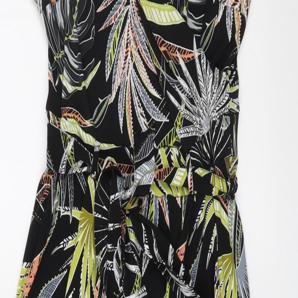 Wallis Womens Multicoloured Floral  Jumpsuit One-Piece Size 8