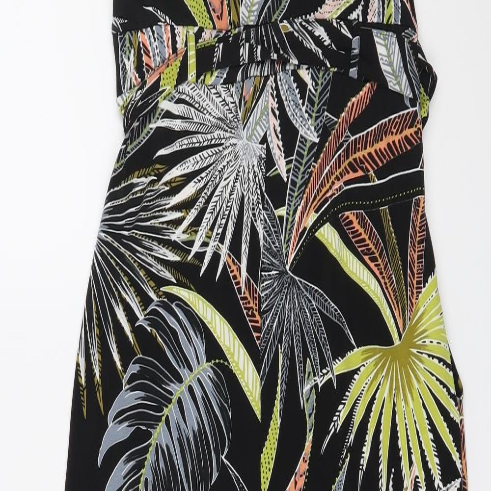 Wallis Womens Multicoloured Floral  Jumpsuit One-Piece Size 8