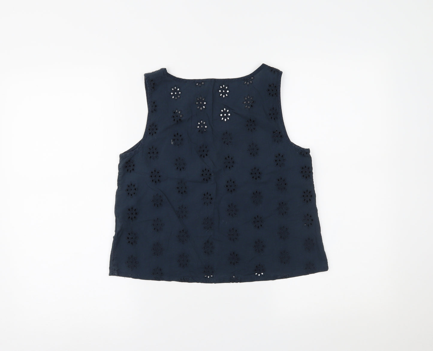 Jack Wills Womens Blue   Cropped Tank Size 8