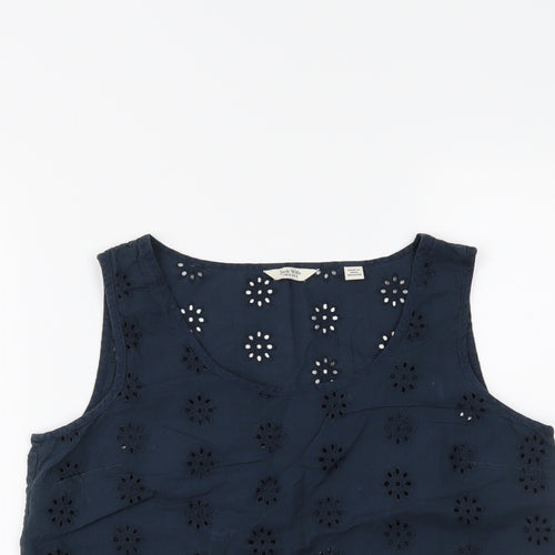 Jack Wills Womens Blue   Cropped Tank Size 8