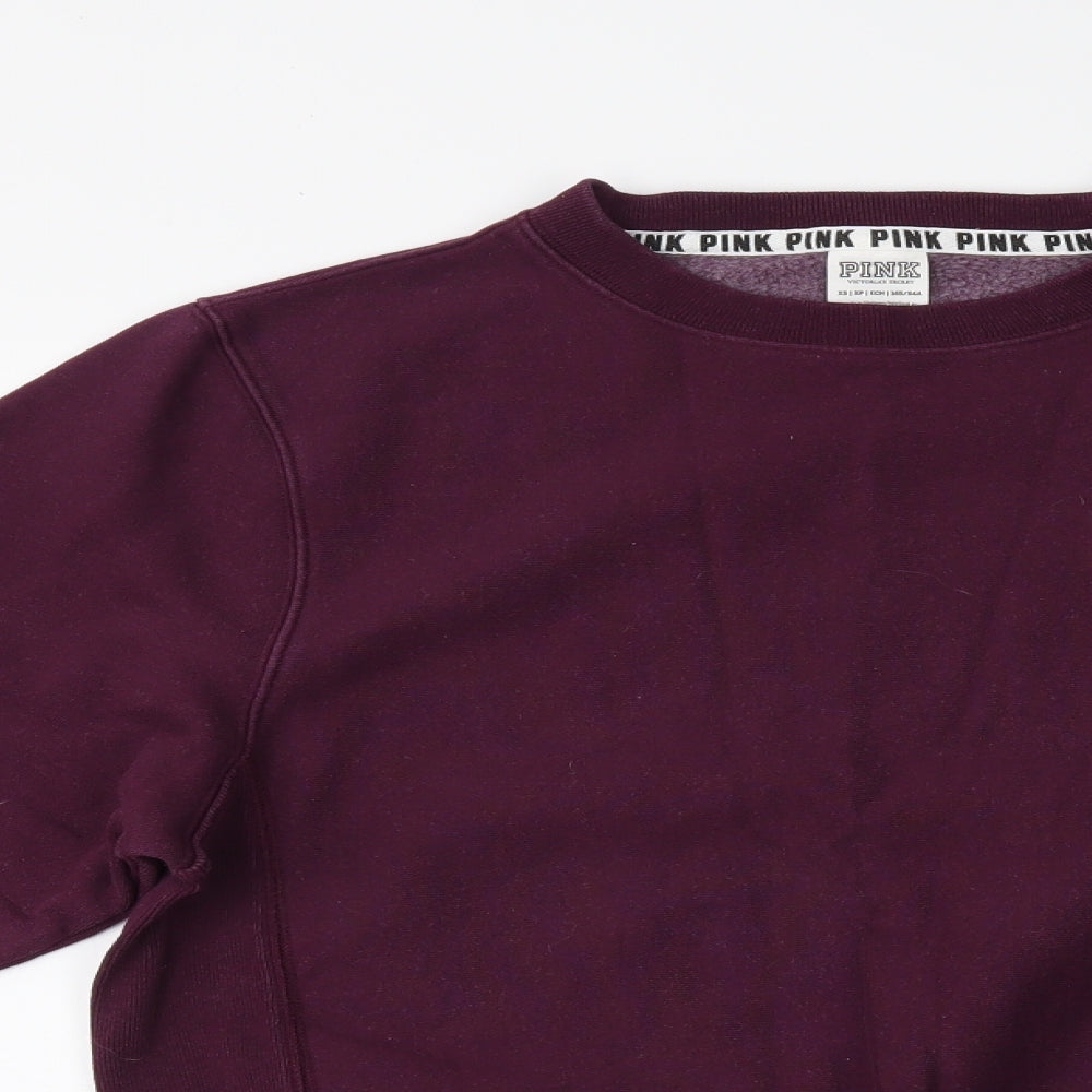 PINK Victoria's Secret Womens Purple   Pullover Jumper Size XS