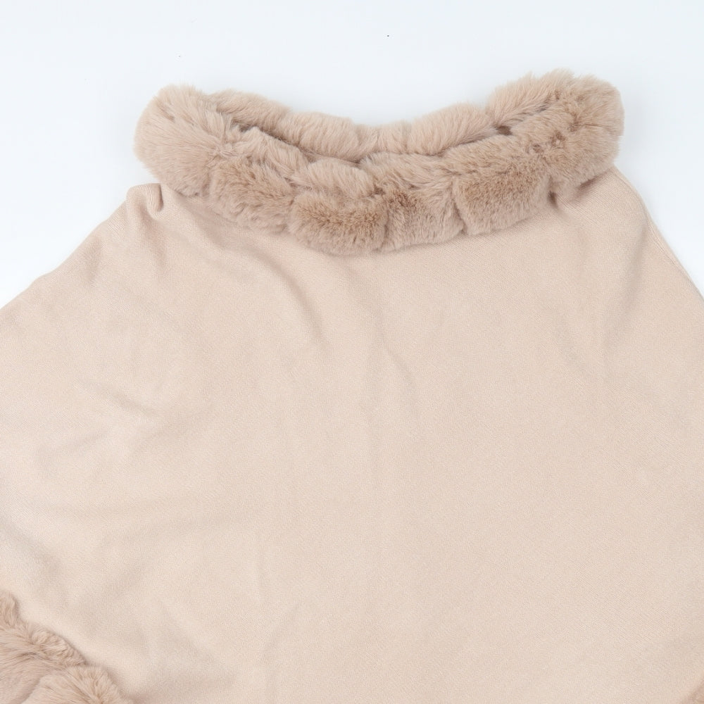 TU Womens Pink    Poncho One Size