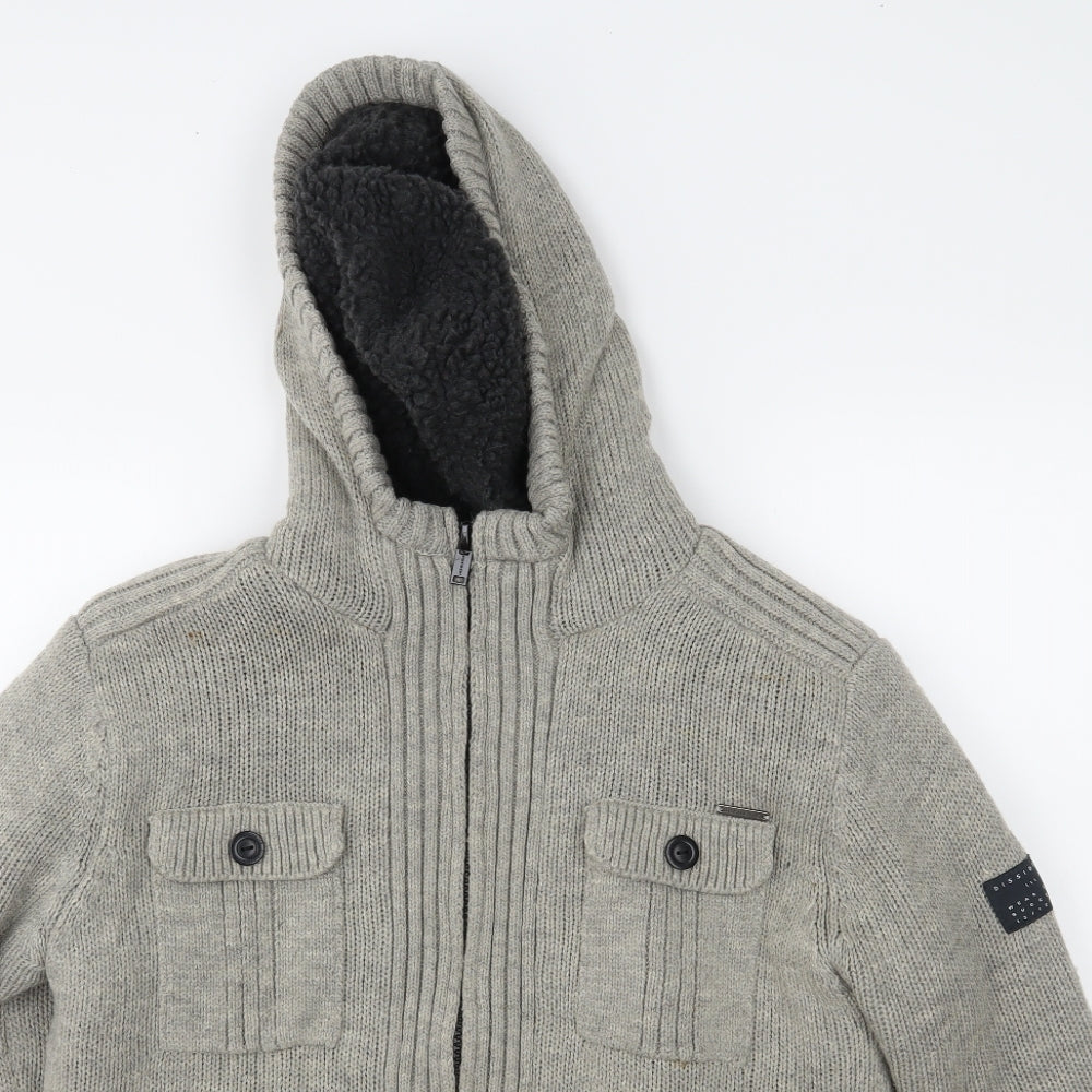 Dissident Mens Grey    Coat Size M