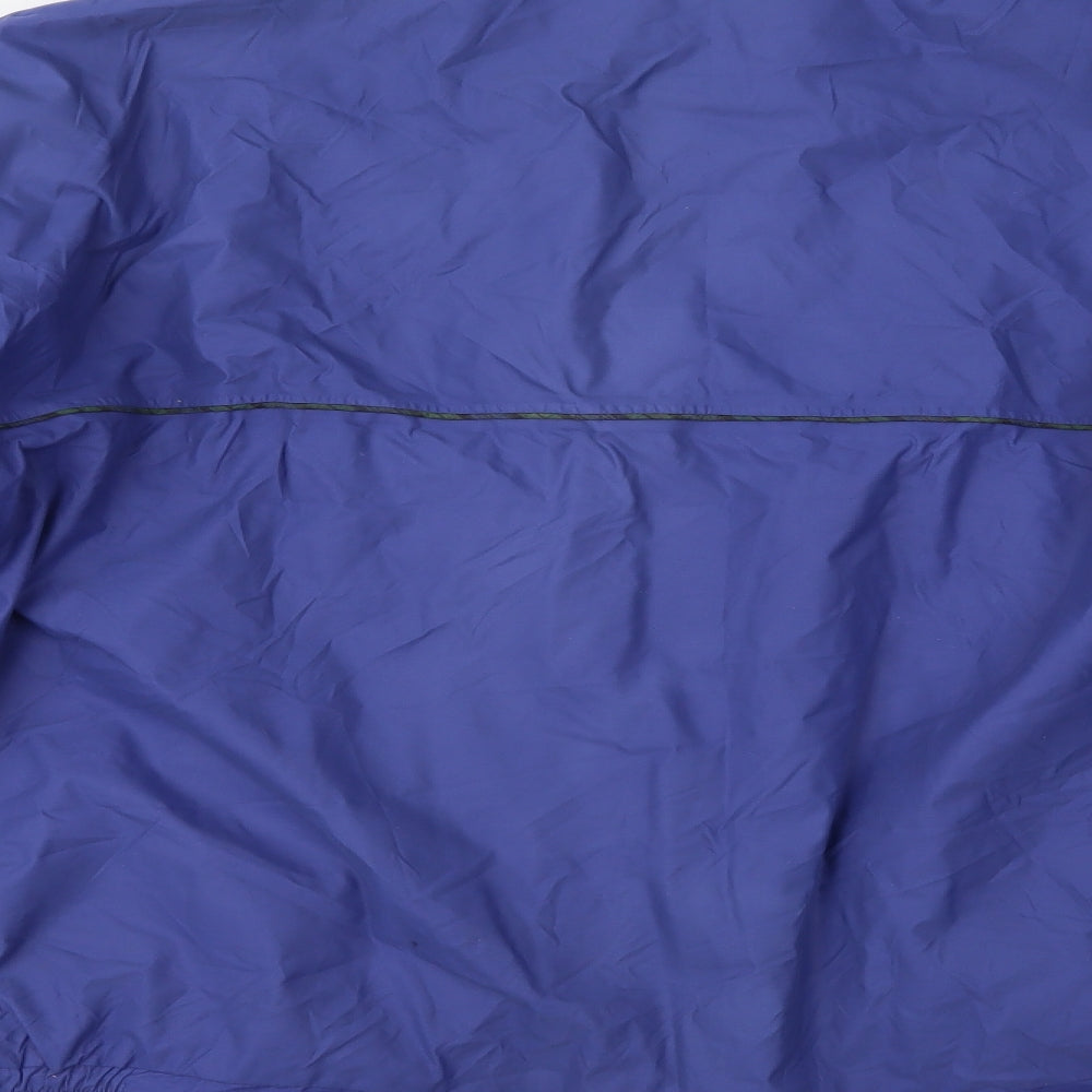 Atlanta Mens Blue   Windbreaker Coat Size XL