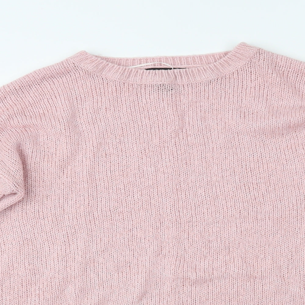 New Look Womens Pink   Pullover Jumper Size M