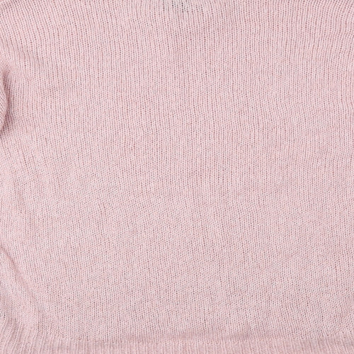New Look Womens Pink   Pullover Jumper Size M