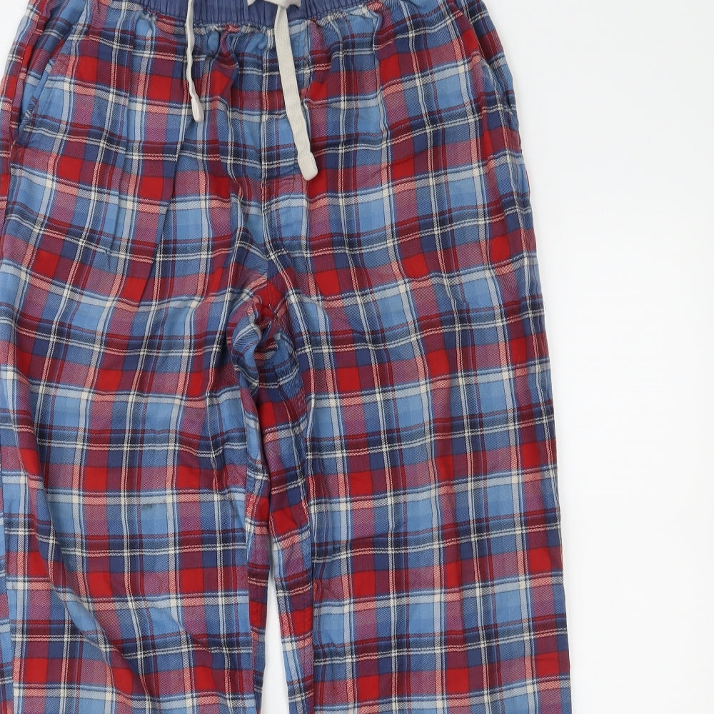 Marks and Spencer Mens Multicoloured Plaid   Pyjama Pants Size M