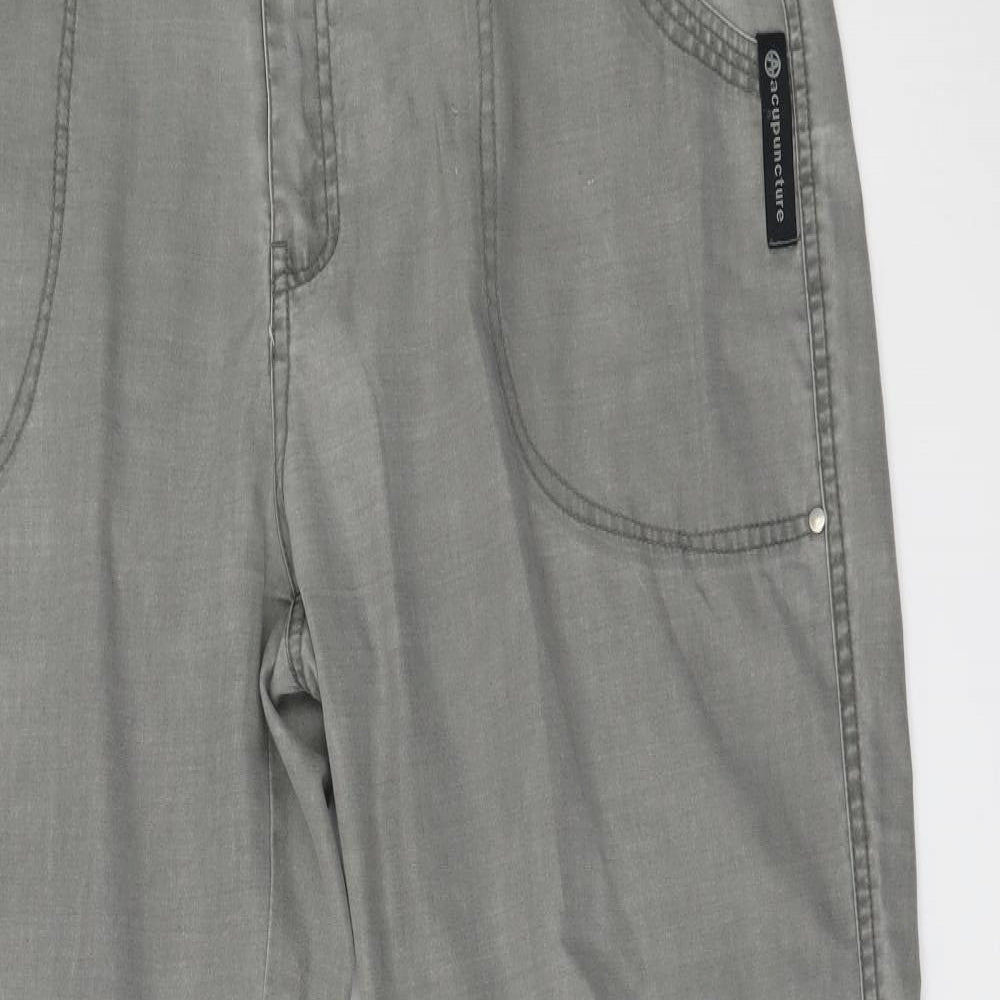 Acupuncture Mens Grey   Trousers  Size L L30 in