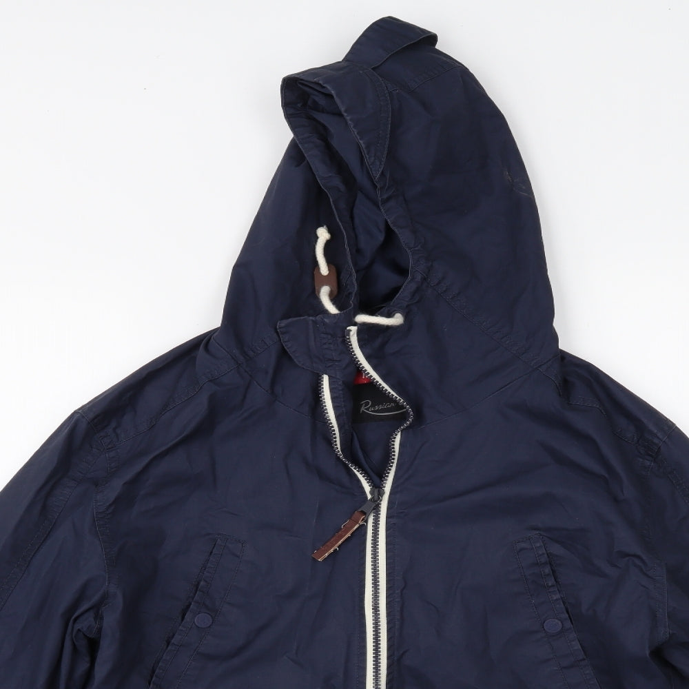 Soviet Womens Blue   Varsity Jacket Coat Size M