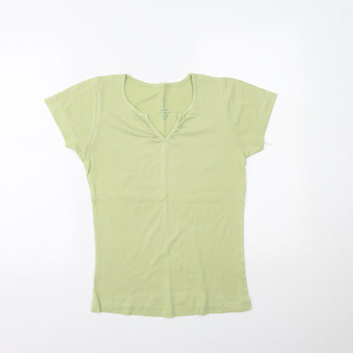 TU Womens Green    Polo Size 10