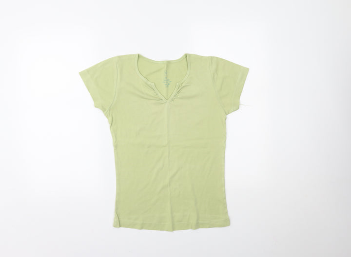 TU Womens Green    Polo Size 10