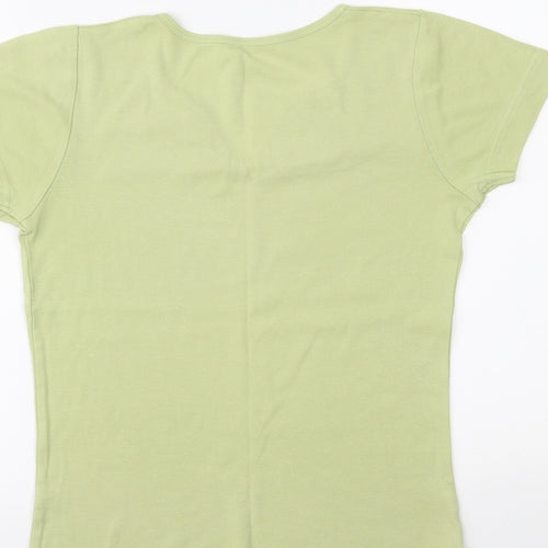 TU Womens Green    Polo Size 10