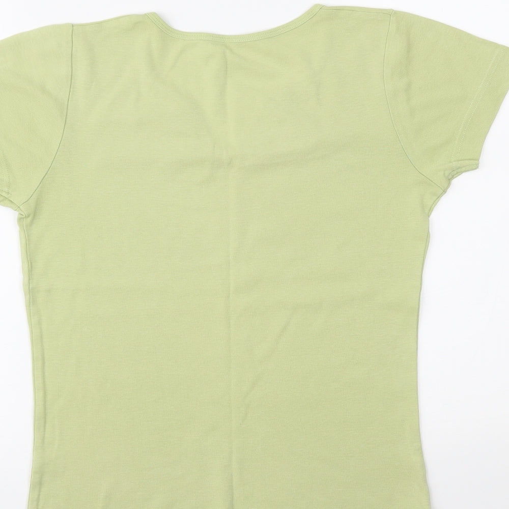 TU Womens Green    Polo Size 10