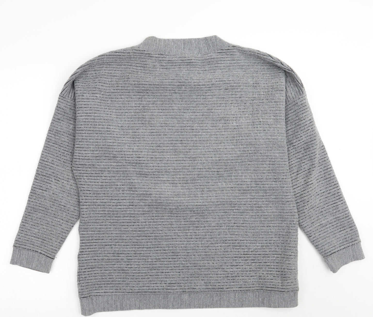 Light before Dark Womens Grey   Pullover Jumper Size L