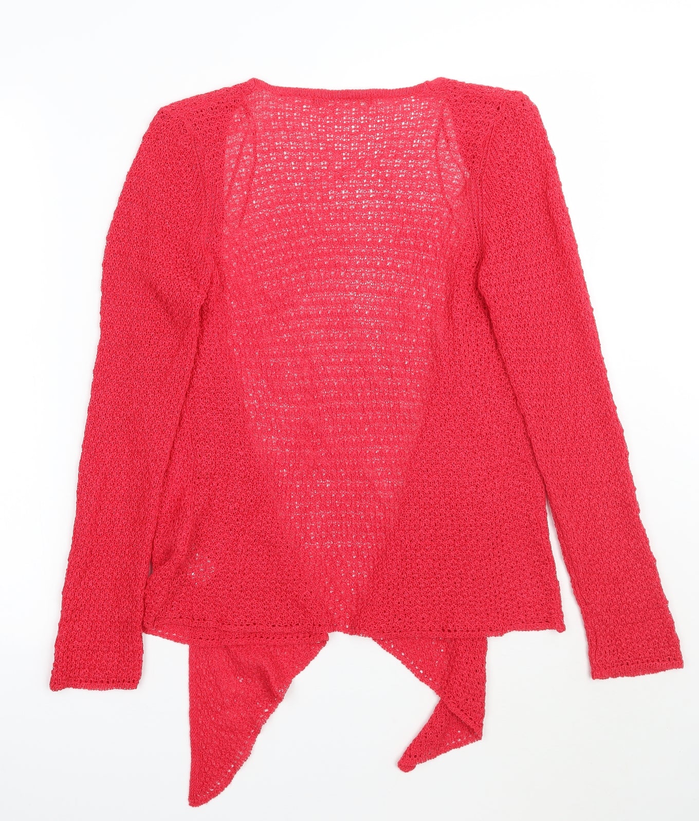 Marks and Spencer Womens Red   Cardigan Jumper Size 10