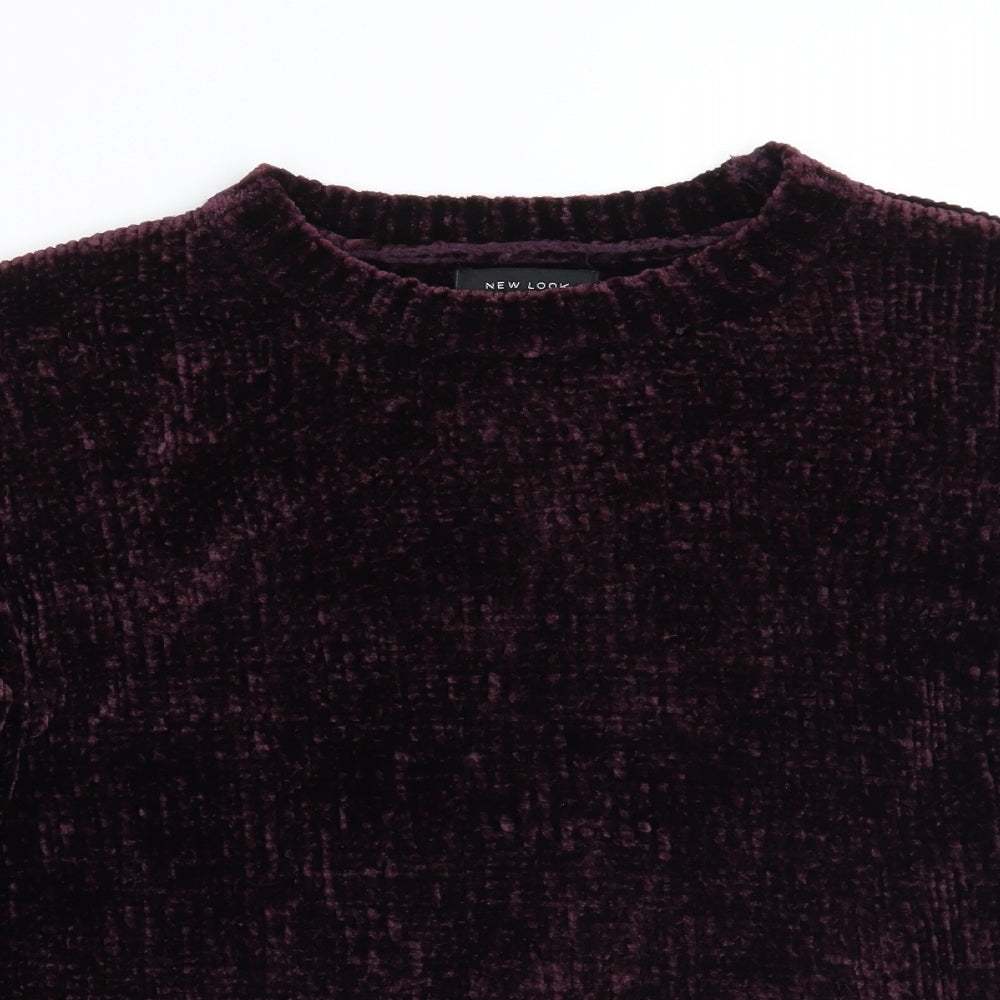 Newlook Womens Purple   Pullover Jumper Size S