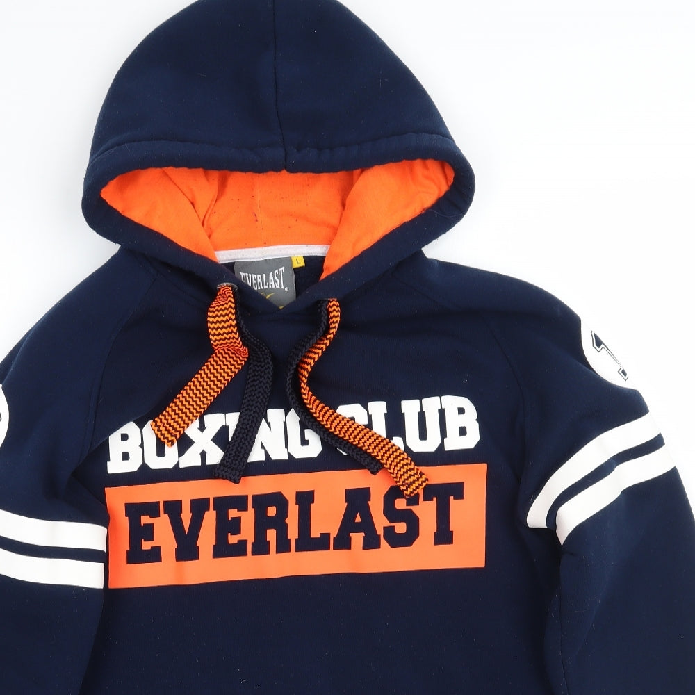 Everlast Mens Blue   Pullover Hoodie Size L