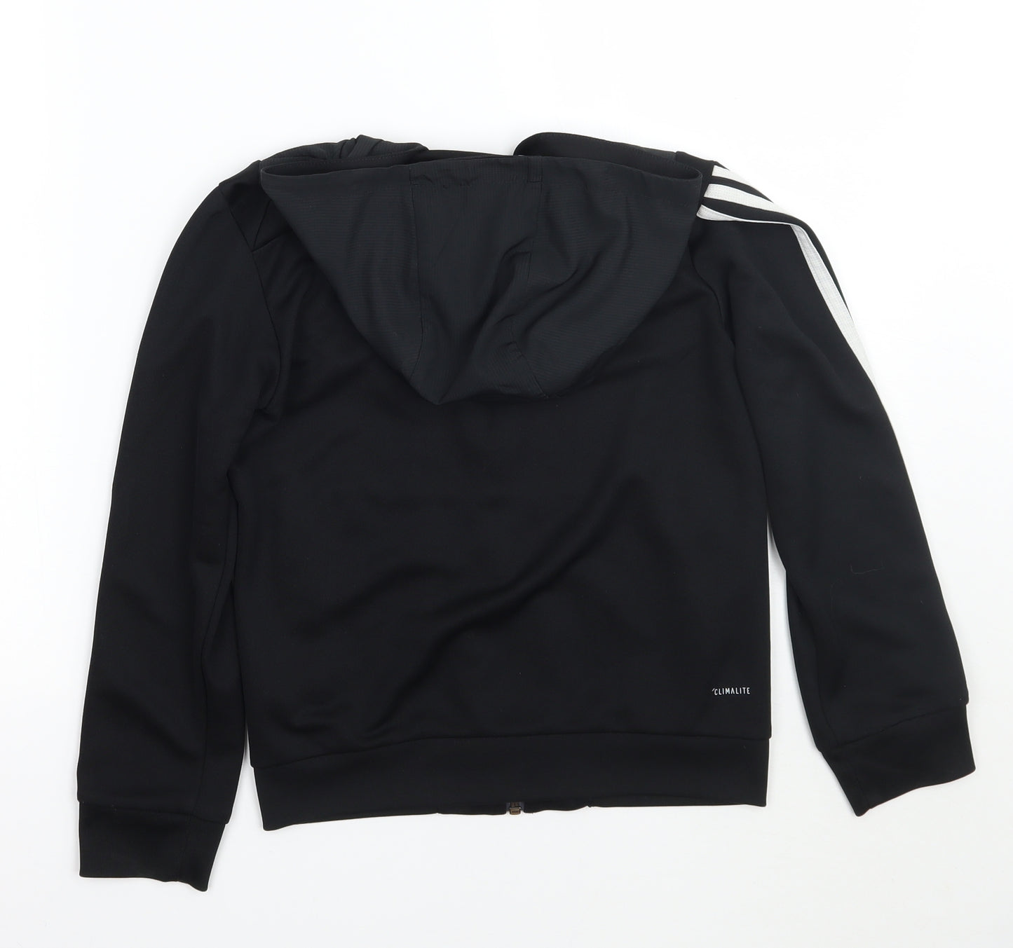 adidas Boys Black   Jacket  Size 7-8 Years