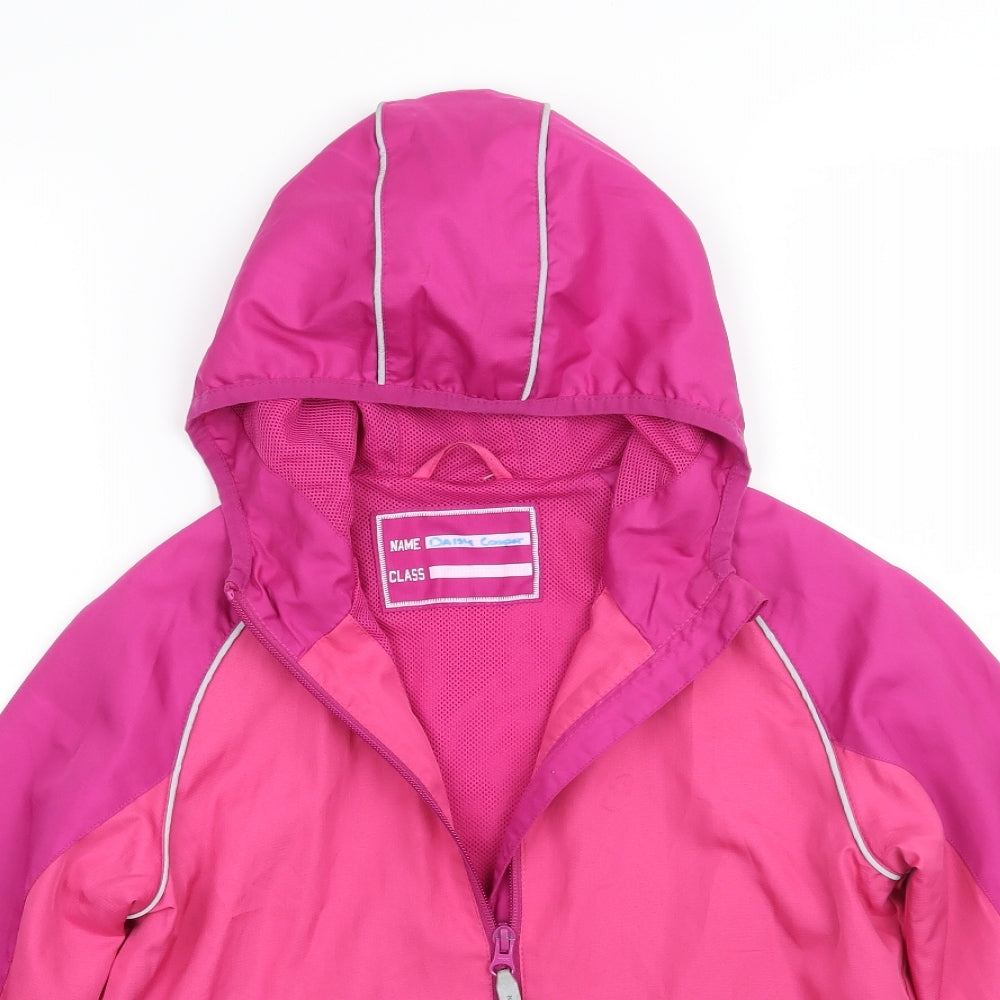 George Girls Pink   Jacket Coat Size 7-8 Years