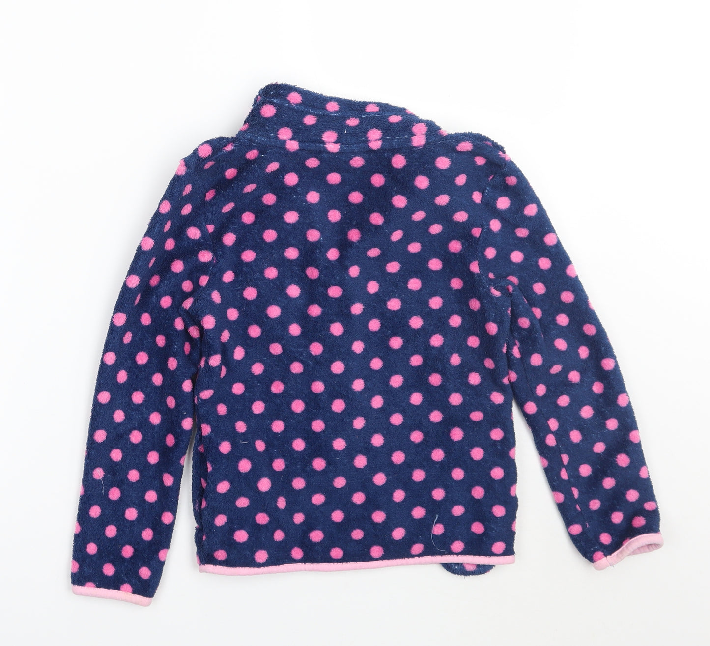 Disney Girls Blue Polka Dot  Jacket Coatigan Size 8 Years