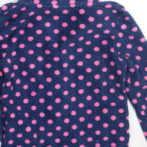 Disney Girls Blue Polka Dot  Jacket Coatigan Size 8 Years