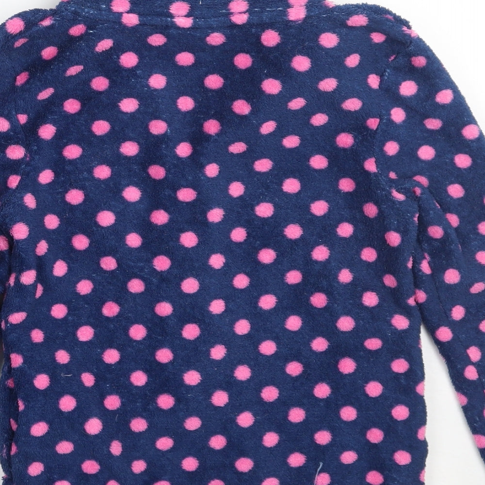 Disney Girls Blue Polka Dot  Jacket Coatigan Size 8 Years