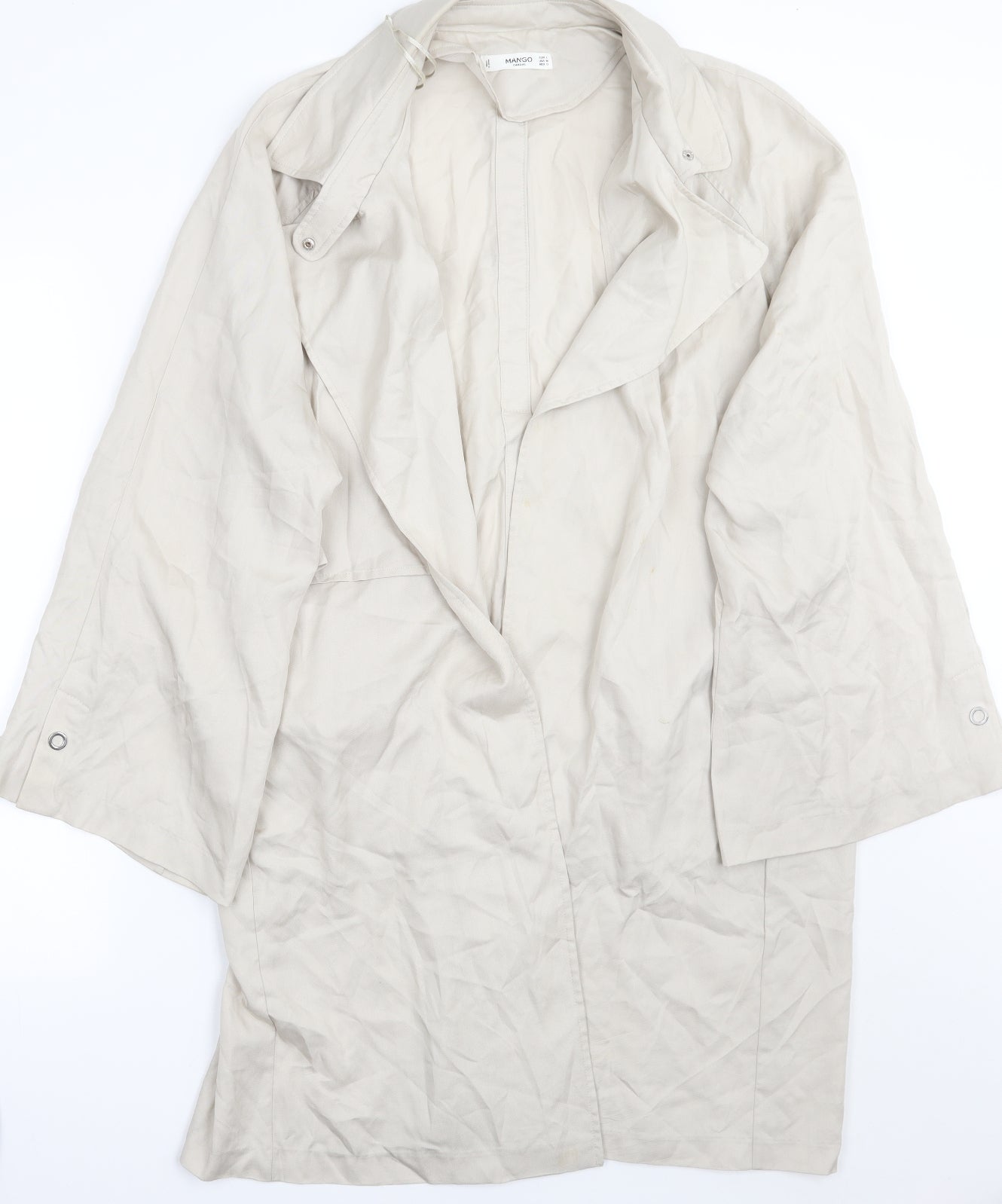 Mango Womens Beige   Cardigan Jumper Size L