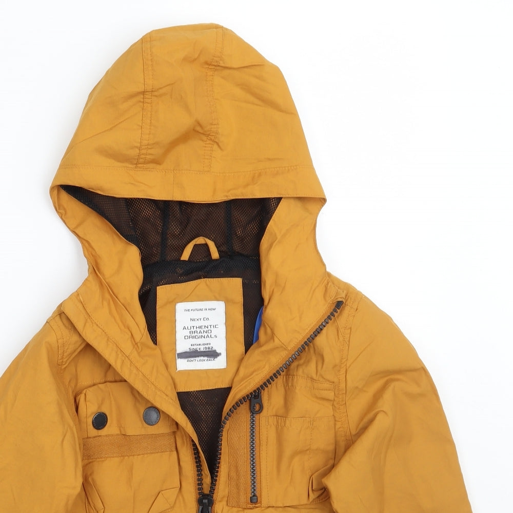 NEXT Boys Yellow   Jacket Coat Size 7 Years