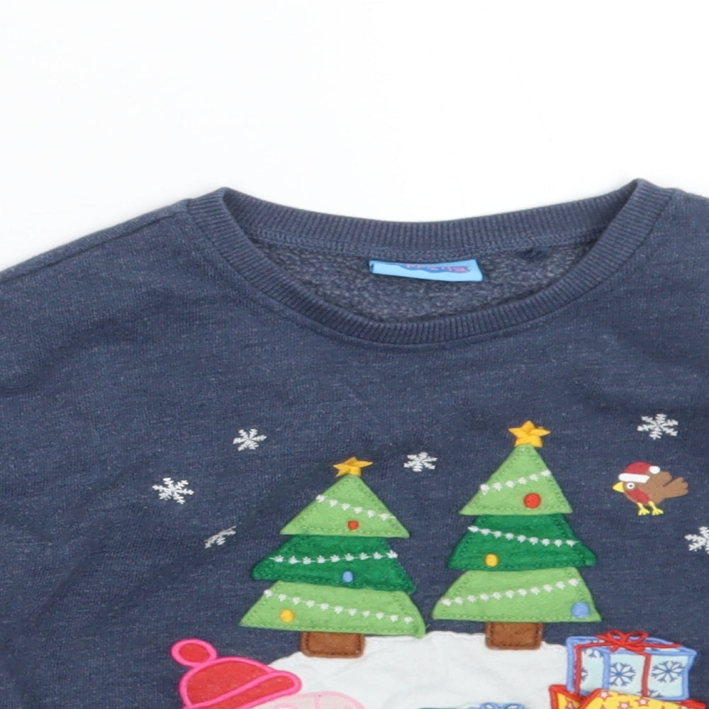 NEXT Girls Blue   Pullover Jumper Size 2-3 Years  - Peppa pig