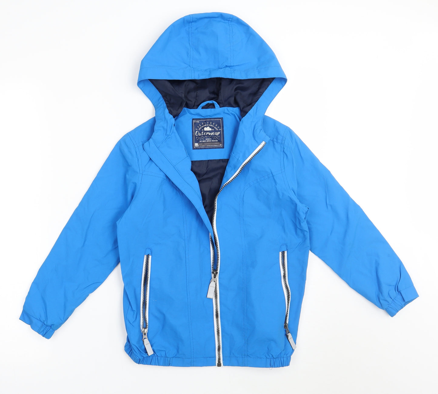 George Boys Blue   Jacket Coat Size 7-8 Years