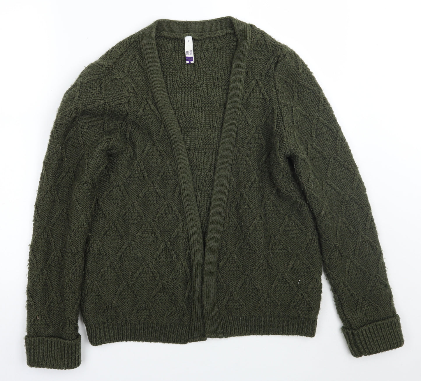 Henry Holland Womens Green   Cardigan Jumper Size 12