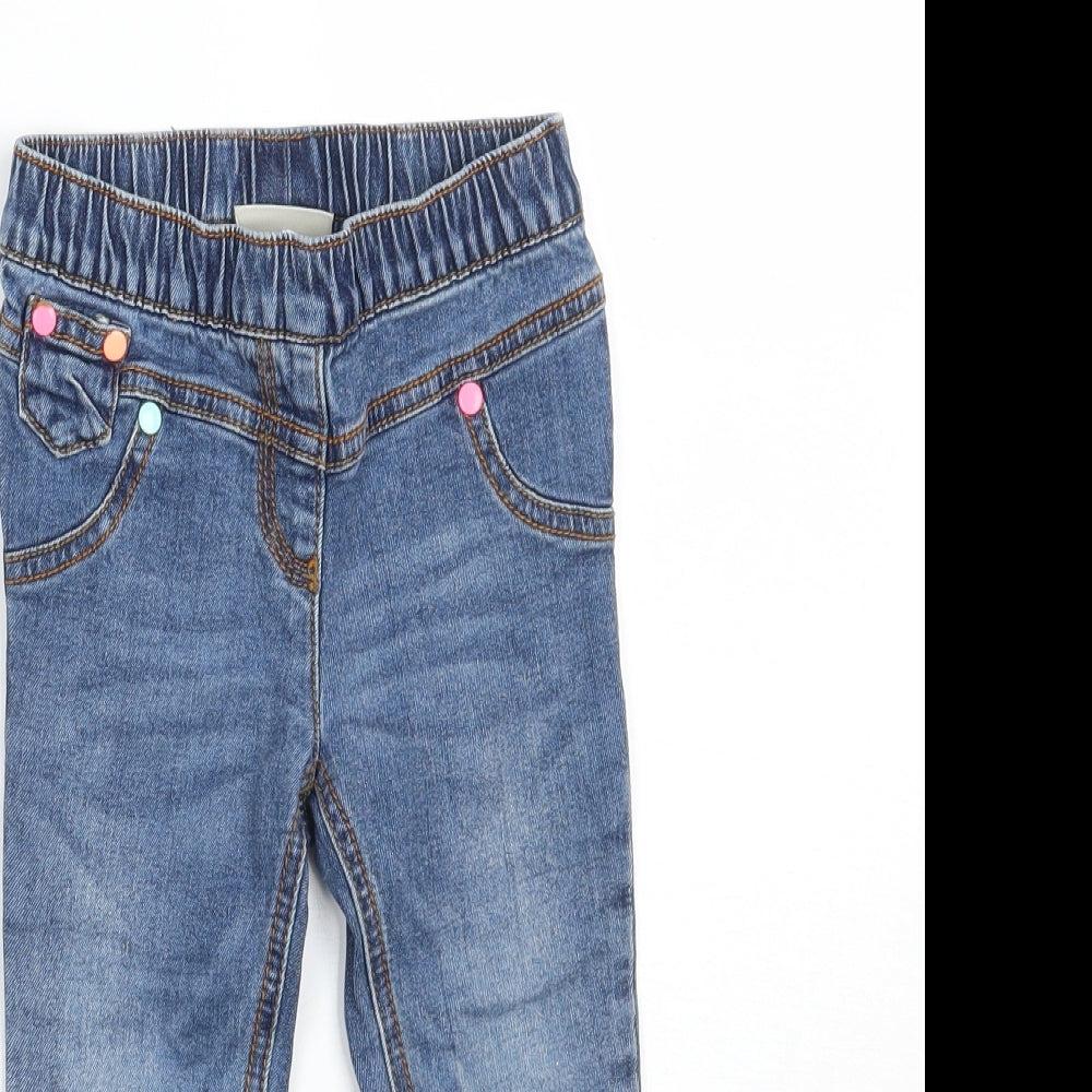 NEXT Girls Blue   Straight Jeans Size 2 Years