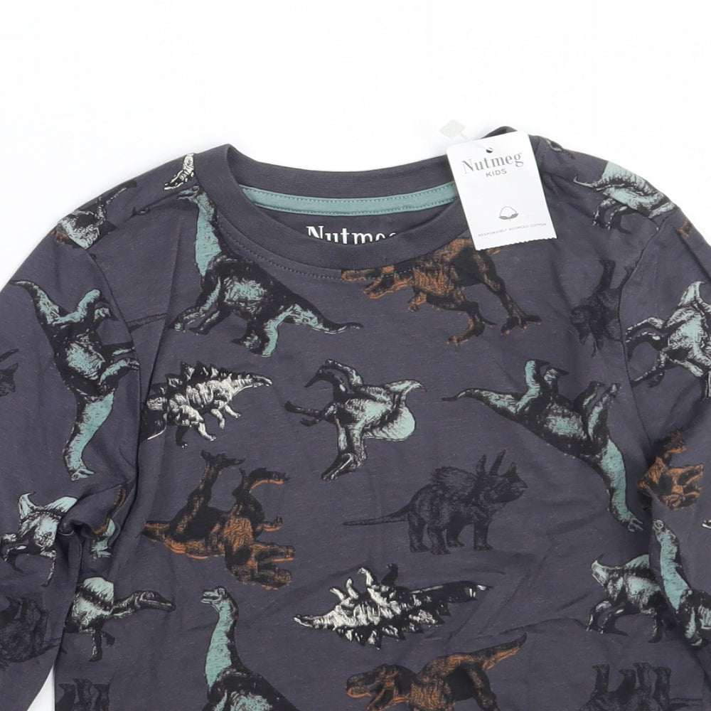 Nutmeg Boys Green   Basic T-Shirt Size 4-5 Years