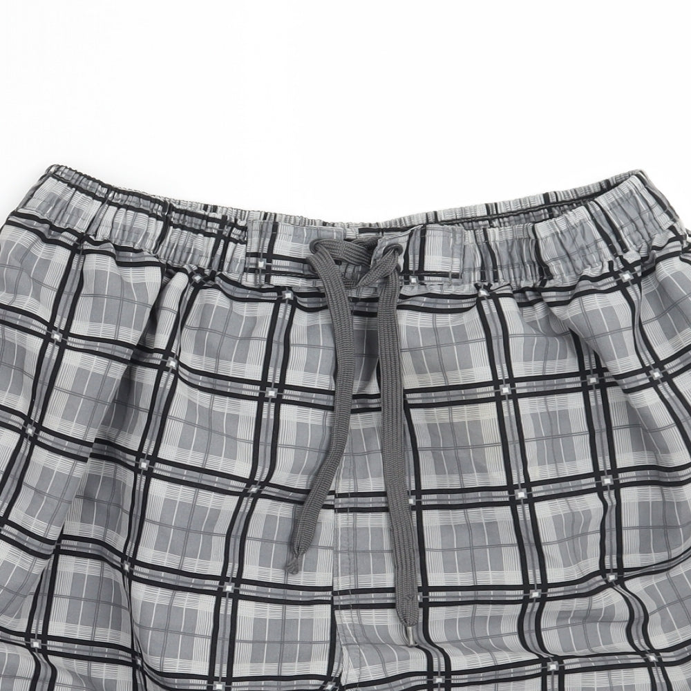 Everlast Mens Grey Check  Bermuda Shorts Size L