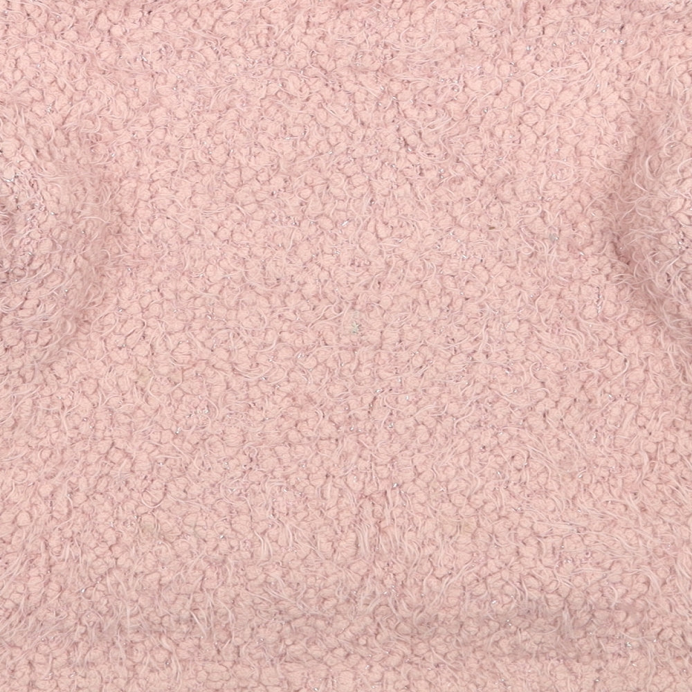 NEXT Girls Pink  Rayon Pullover Jumper Size 3 Years