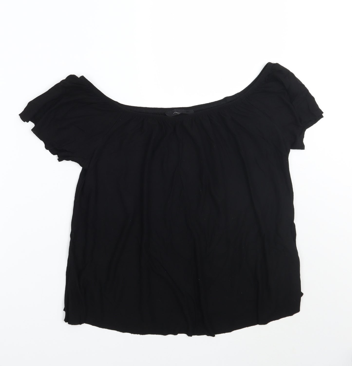 Primark Womens Black   Basic T-Shirt Size 12