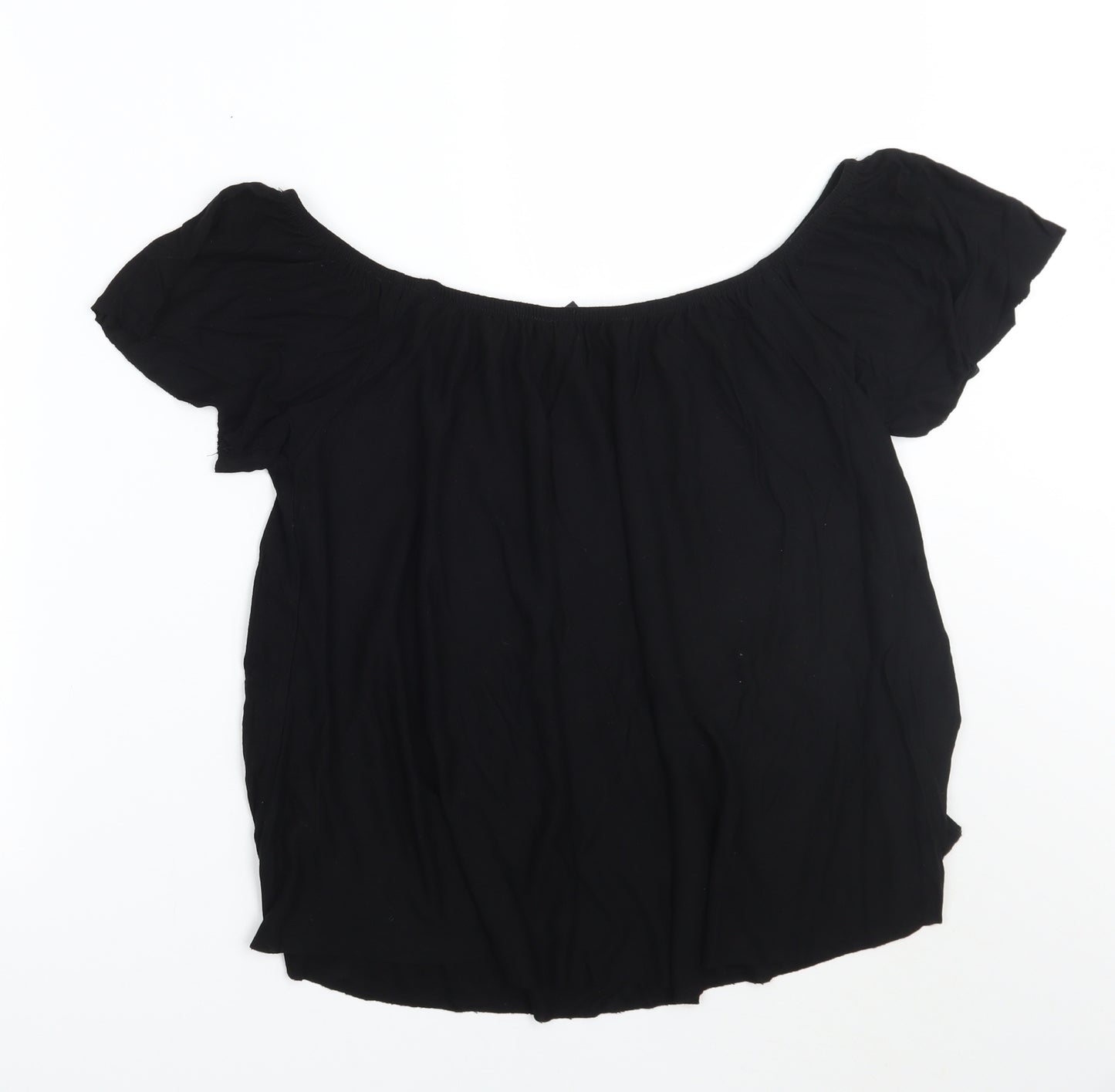 Primark Womens Black   Basic T-Shirt Size 12