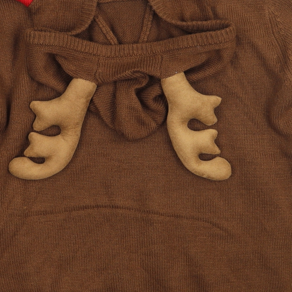 Primark Mens Brown   Pullover Jumper Size M