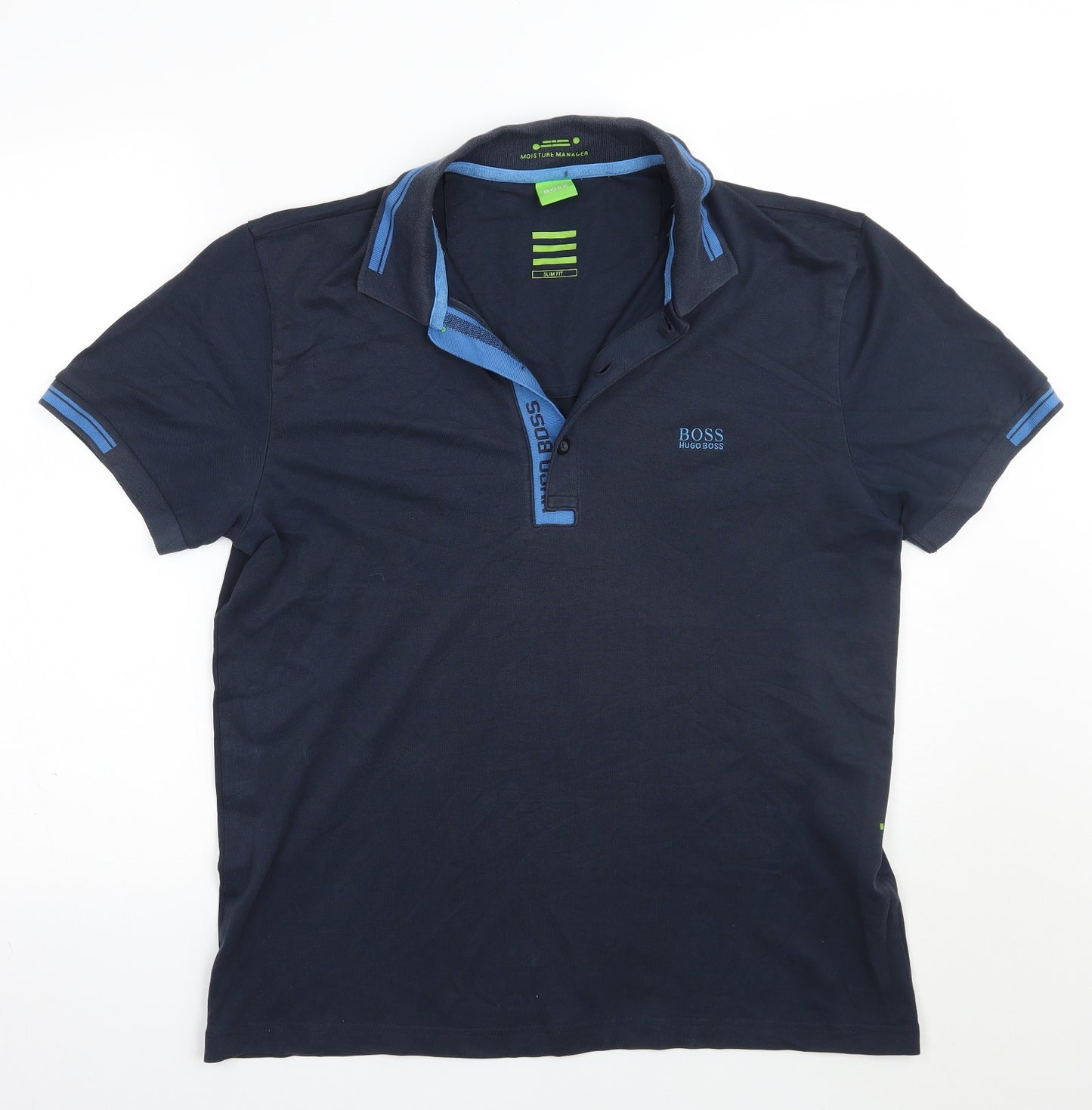 HUGO BOSS Mens Blue    Polo Size L