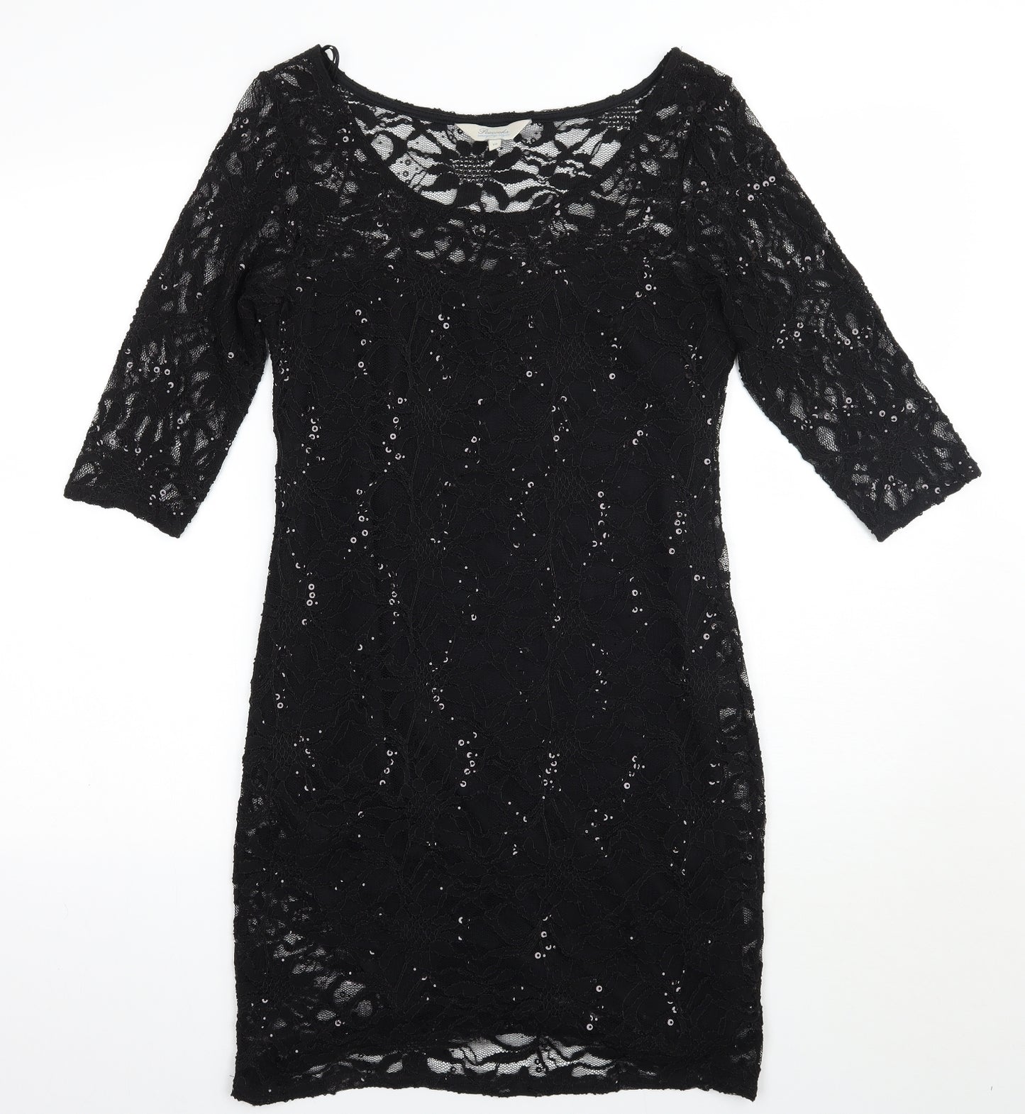 Peacocks Womens Black   A-Line  Size 10